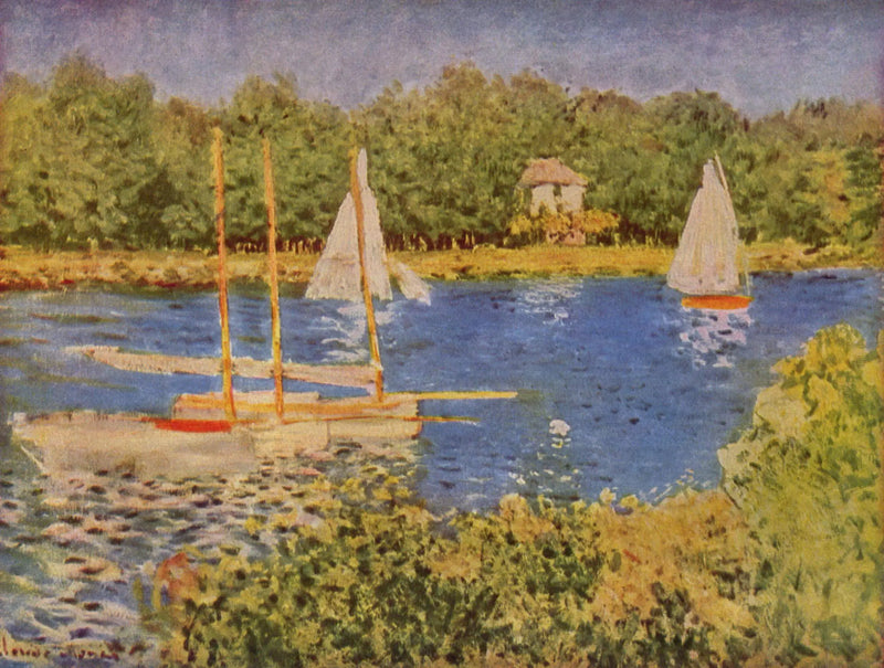 O Sena em Argenteuil - Claude Monet