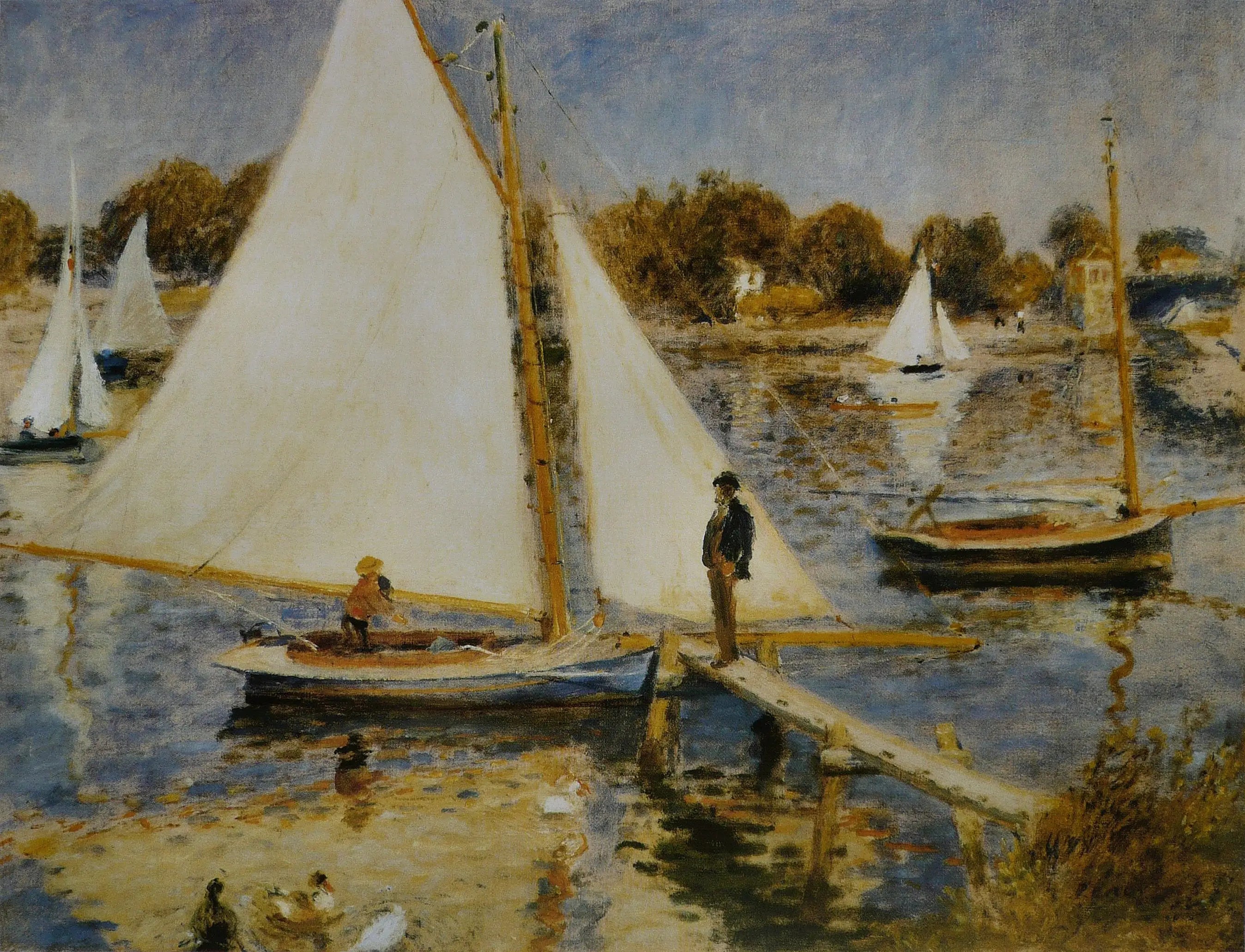 La Seine à Argenteuil - Pierre-Auguste Renoir image 1 reproduction réalisée par Alpha Reproduction