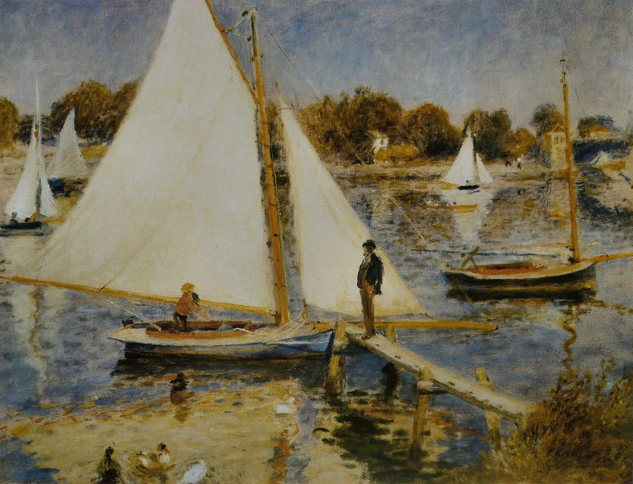 O Sena em Argenteuil - Pierre-Auguste Renoir