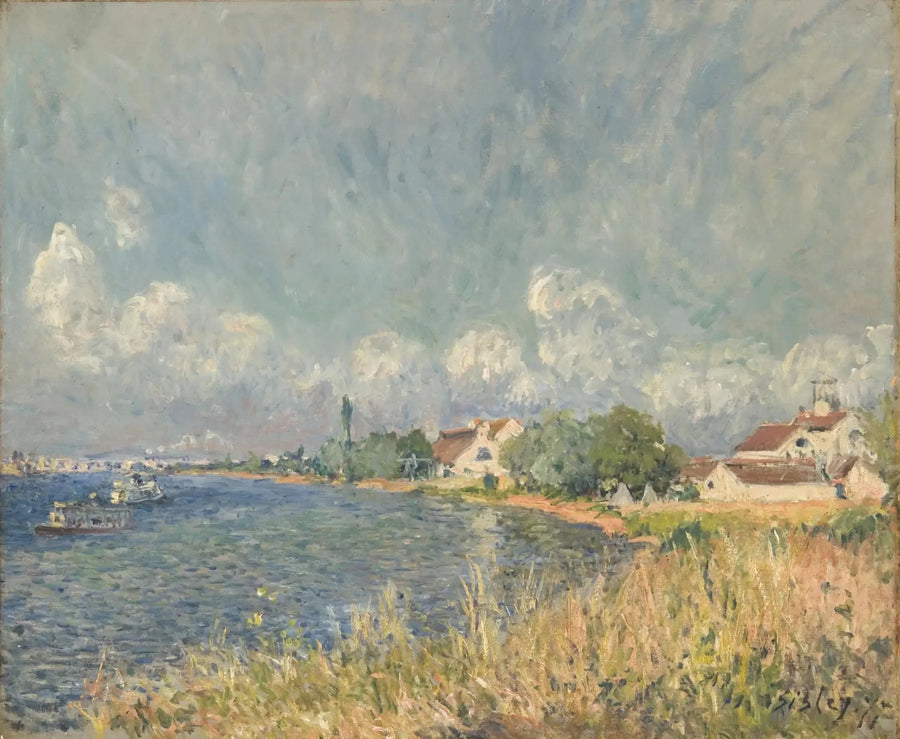 O Sena em Billancourt - Alfred Sisley