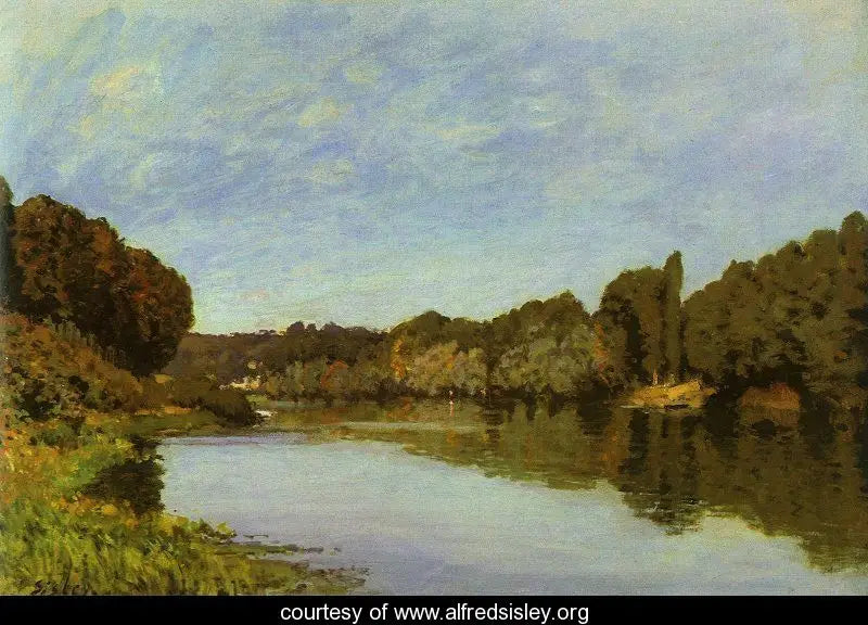 O Sena em Bougival - Alfred Sisley