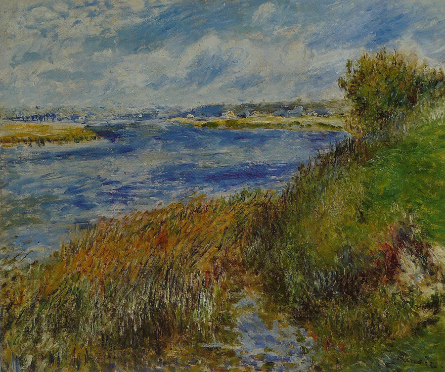 O Sena em Champrosay - Pierre-Auguste Renoir