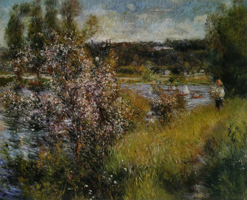 O Sena em Chatou - Pierre-Auguste Renoir