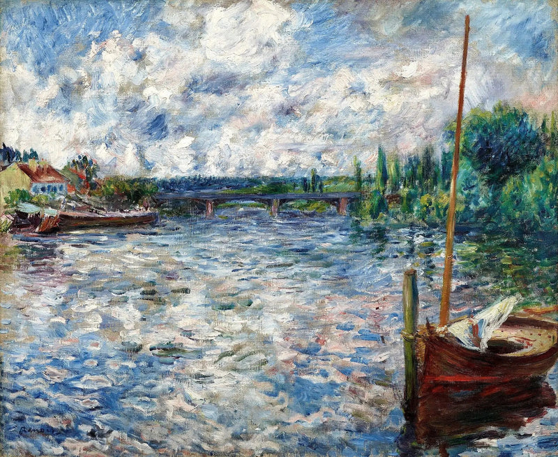 O Sena em Chatou - Pierre-Auguste Renoir
