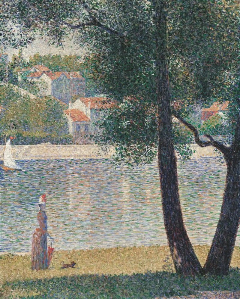 O Sena em Courbevoie - Georges Seurat