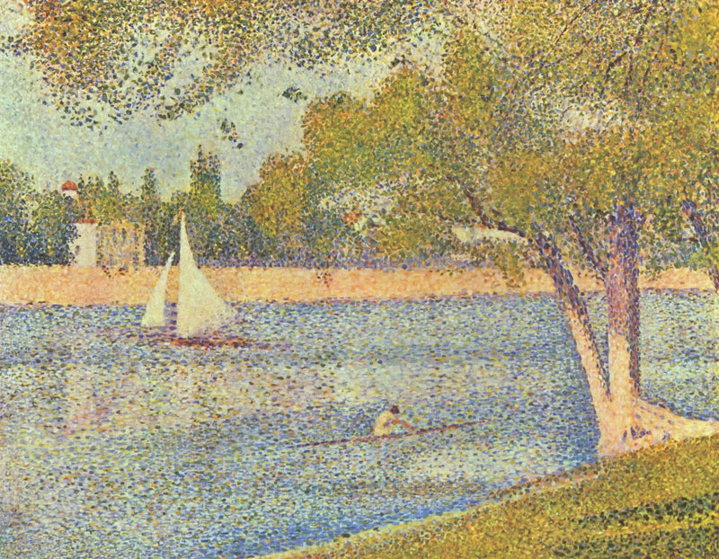 A Sena na Grande Jatte - Primavera - Georges Seurat