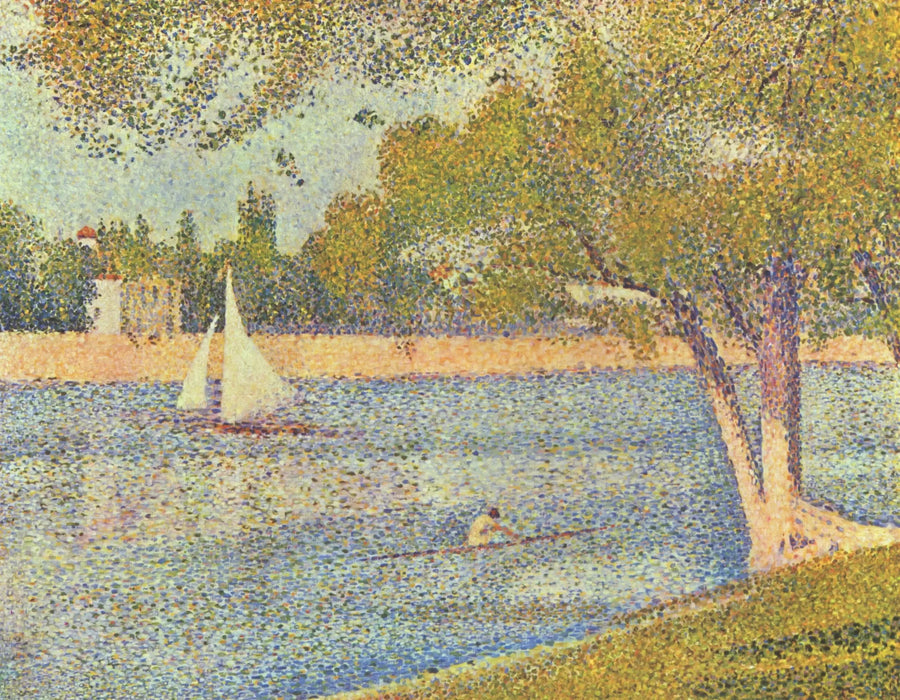 A Sena na Grande Jatte - Primavera - Georges Seurat
