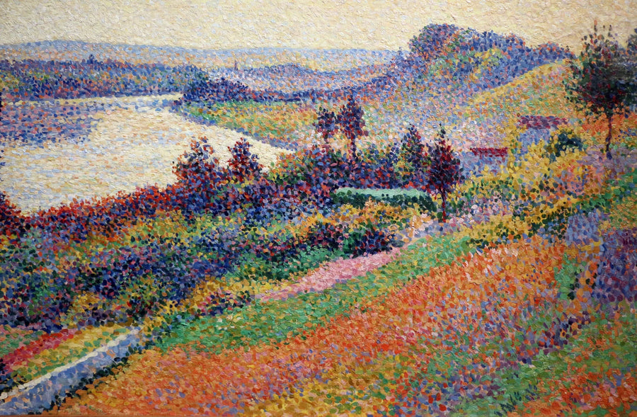 Seine em Herblay - Maximilien Luce