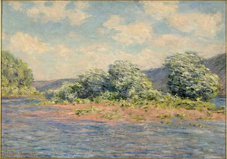 O Sena em Port-Villez - Claude Monet