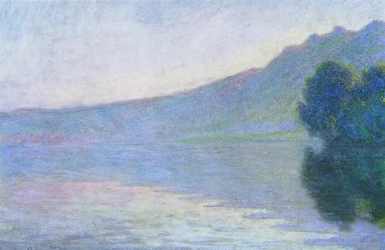 La Seine à Port-Villez, effet rose - Claude Monet image 1 tableau peint à l’huile sur toile