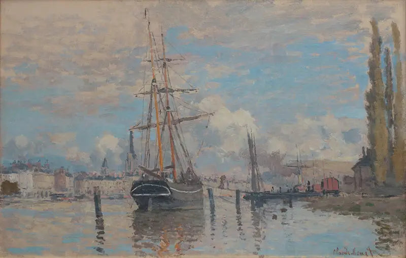 O Sena em Rouen - Claude Monet