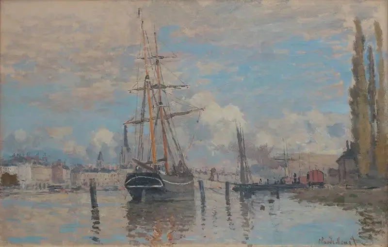 O Sena em Rouen - Claude Monet