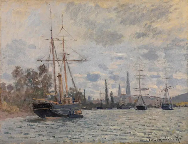O Sena em Rouen - Claude Monet