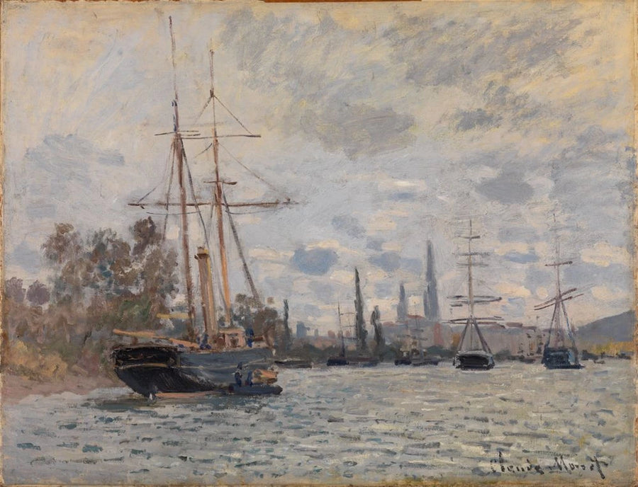 O Sena em Rouen W268 - Claude Monet