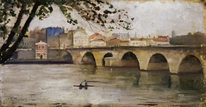 O Sena em Saint-Cloud - Edvard Munch