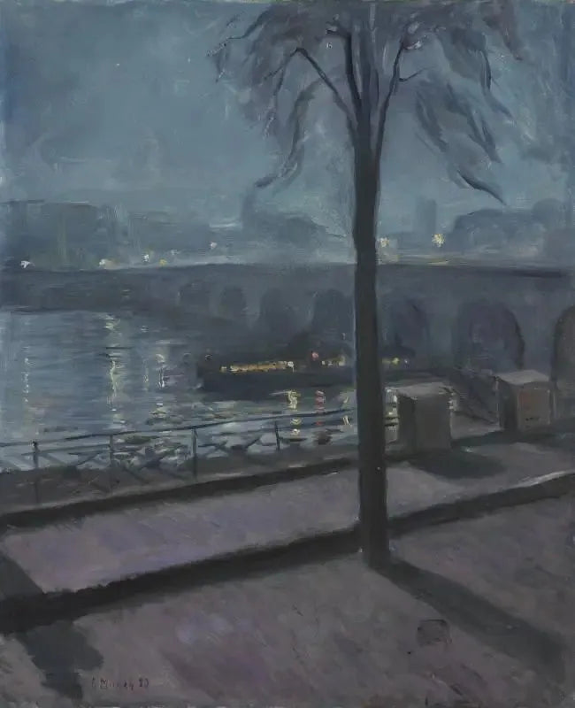 O Sena em Saint-Cloud - Edvard Munch