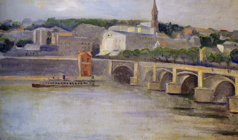 O Sena em Saint-Cloud - Edvard Munch