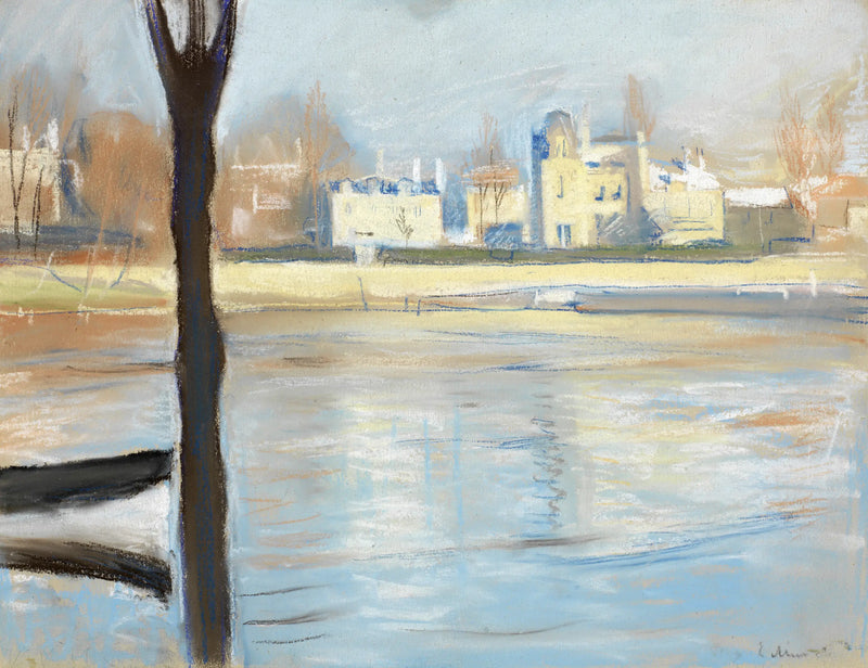 O Sena em Saint-Cloud - Edvard Munch