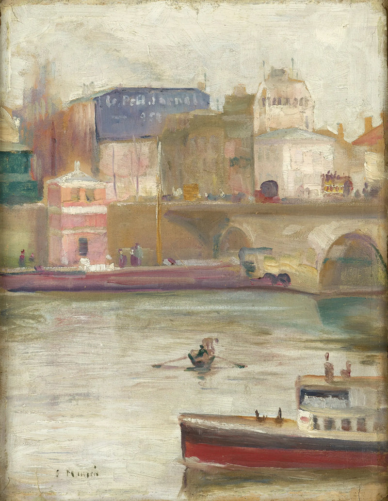 O Sena em Saint-Cloud - Edvard Munch