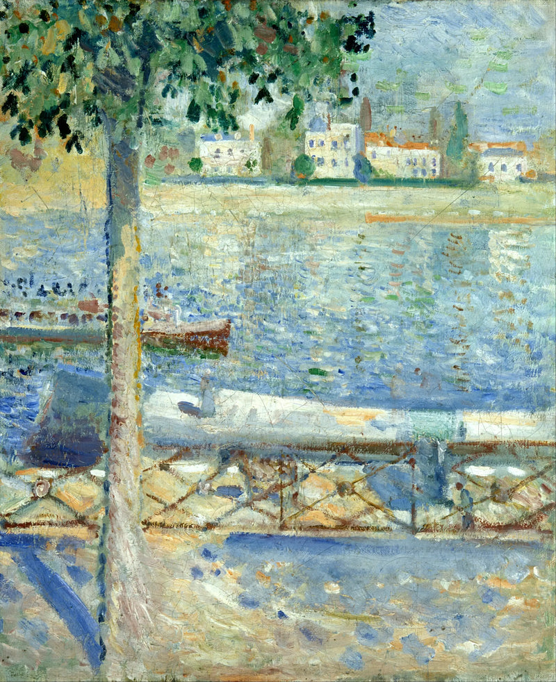 O Sena em Saint-Cloud - Edvard Munch