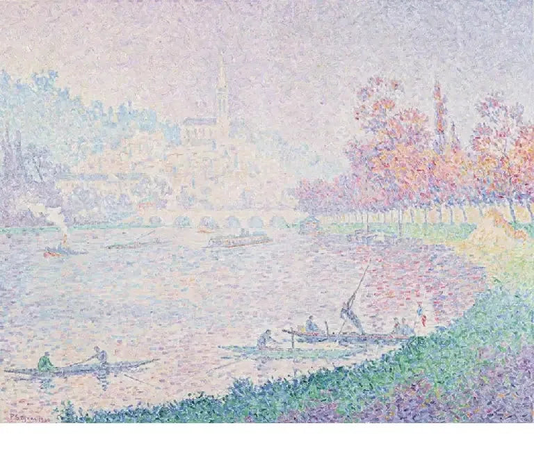 O Sena em Saint-Cloud - Paul Signac