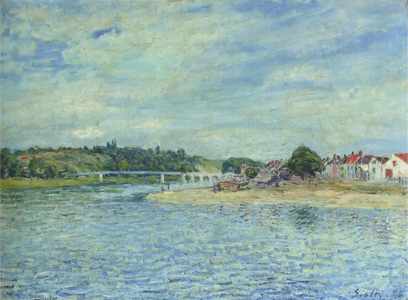 O Sena em Saint-Mammès - Alfred Sisley