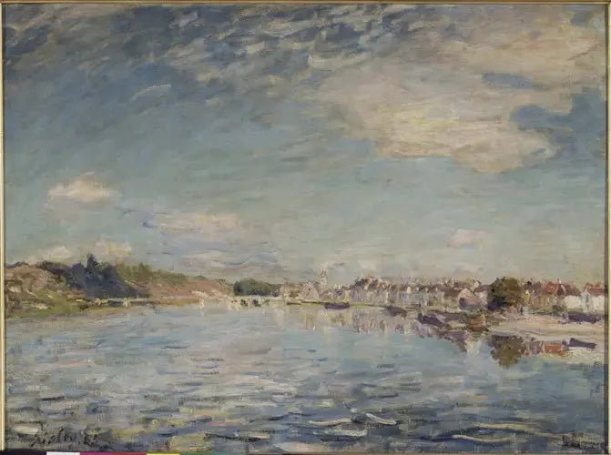 O Sena em Saint-Mammès - Alfred Sisley