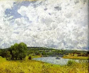 O Sena em Suresnes - Alfred Sisley