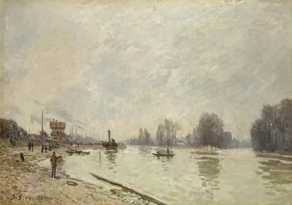 O Sena em Suresnes - Alfred Sisley