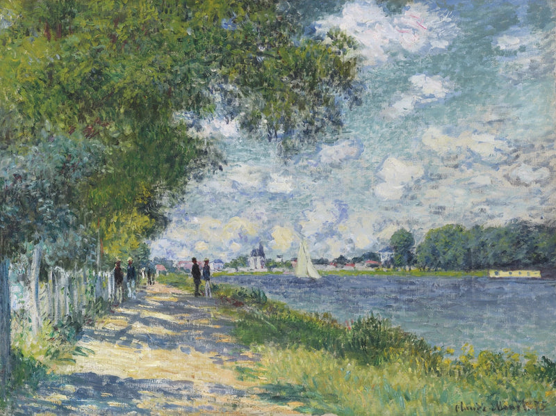 O Sena em Argenteuil W373 - Claude Monet