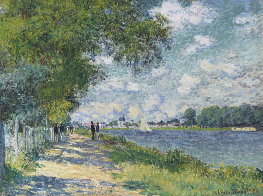 O Sena em Argenteuil W373 - Claude Monet