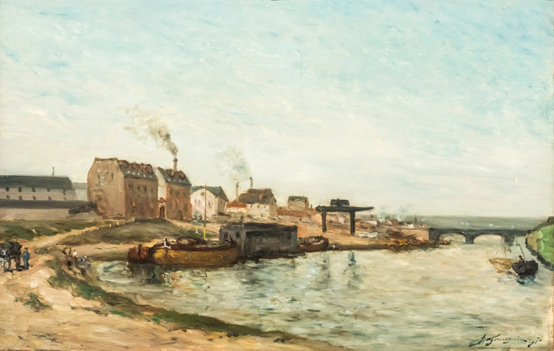 O Sena na Ponte de Grenelle - Paul Gauguin