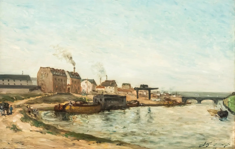 O Sena na Ponte de Grenelle - Paul Gauguin