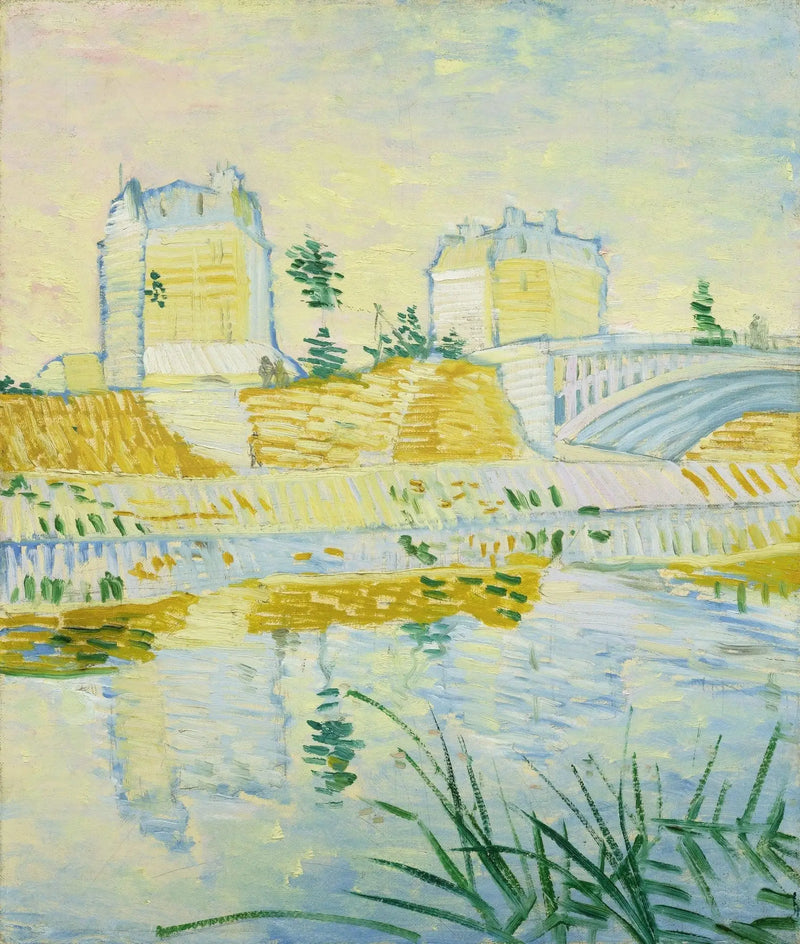 O Sena com a Ponte de Clichy - Vincent van Gogh