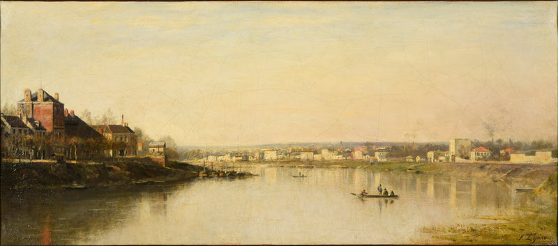 A Sena em frente a Saint-Denis - Stanislas Lépine
