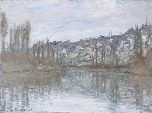 O Sena a jusante de Vétheuil - Claude Monet