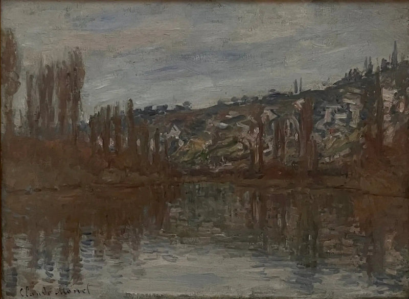 O Sena a jusante de Vétheuil - Claude Monet