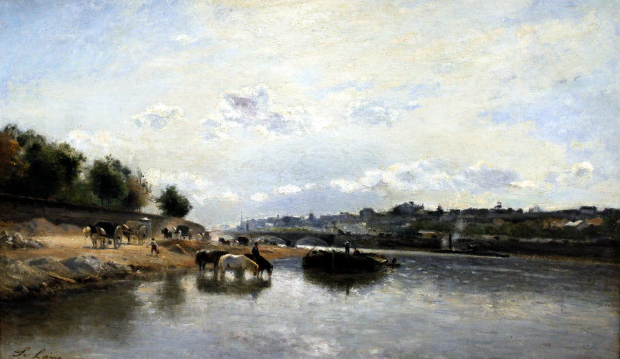 A Seine e a ponte de Iéna - Stanislas Lépine