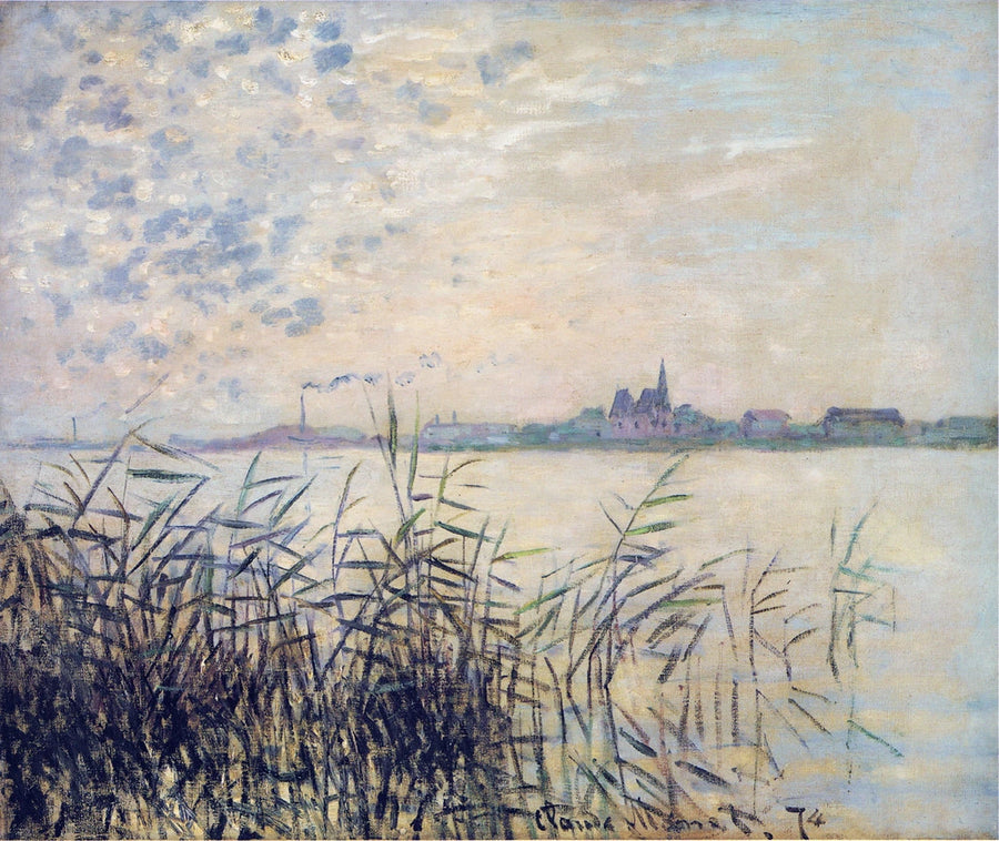 O Sena perto de Argenteuil W327 - Claude Monet