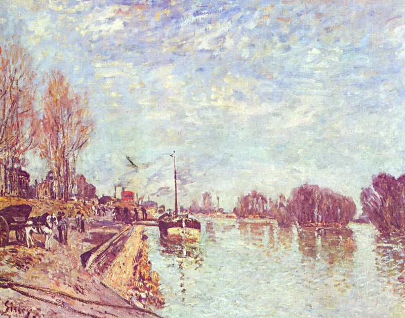 O Sena perto de Suresnes - Alfred Sisley