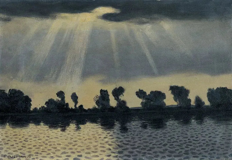 A Sena perto de Les Andelys - Félix Vallotton