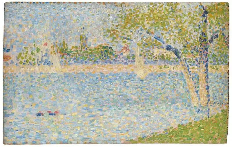 O Sena visto da Grande Jatte - Georges Seurat