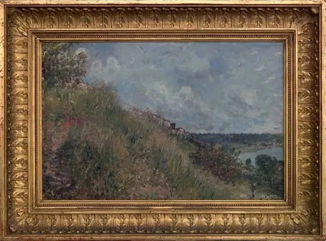 O Sena, vista dos morros de By - Alfred Sisley