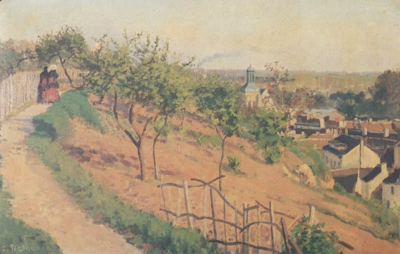 A Sente de Justiça, Pontoise - Camille Pissarro