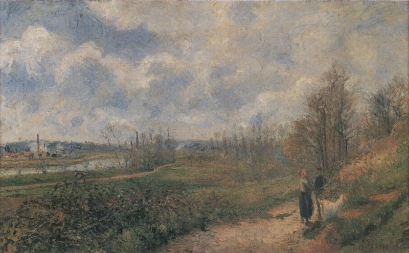 A Trilha do Repolho - Camille Pissarro