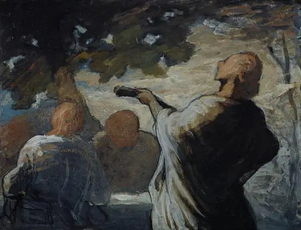 A Serenata - Honoré Daumier