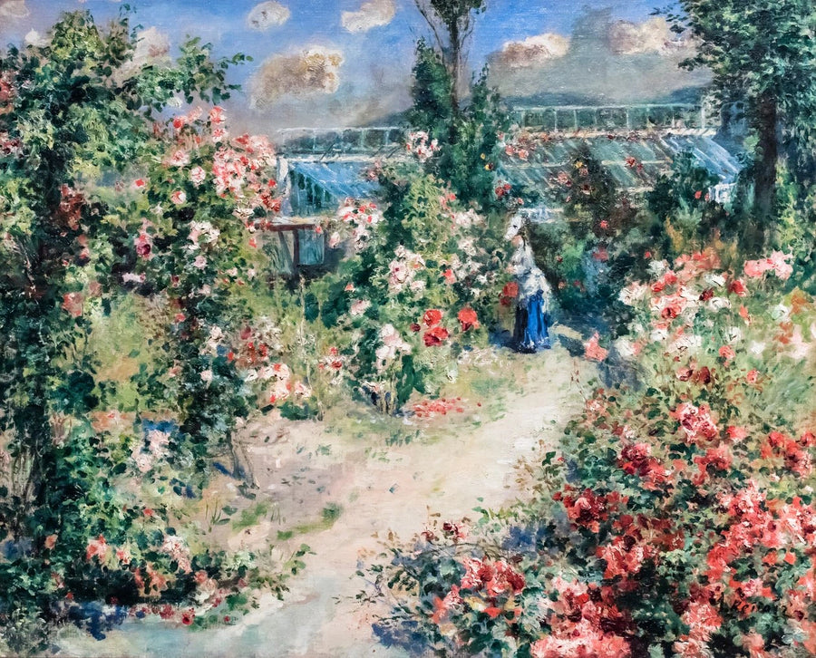 La Serre, por volta de 1876 - Pierre-Auguste Renoir