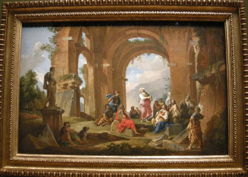 A Sibila de Cumes revelando os Oráculos - Giovanni Paolo Panini