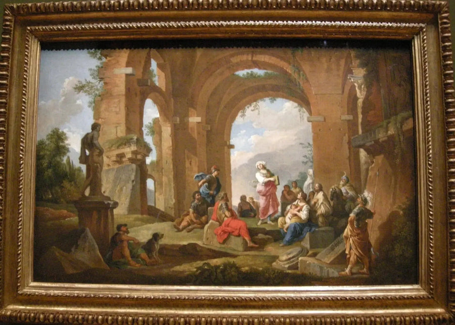 A Sibila de Cumes revelando os Oráculos - Giovanni Paolo Panini