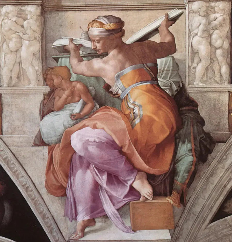 A Sibila líbia - Michelangelo